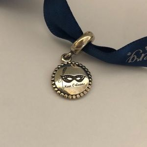 PANDORA NEW ORLEANS CHARM, STERLING SILVER, BLACK